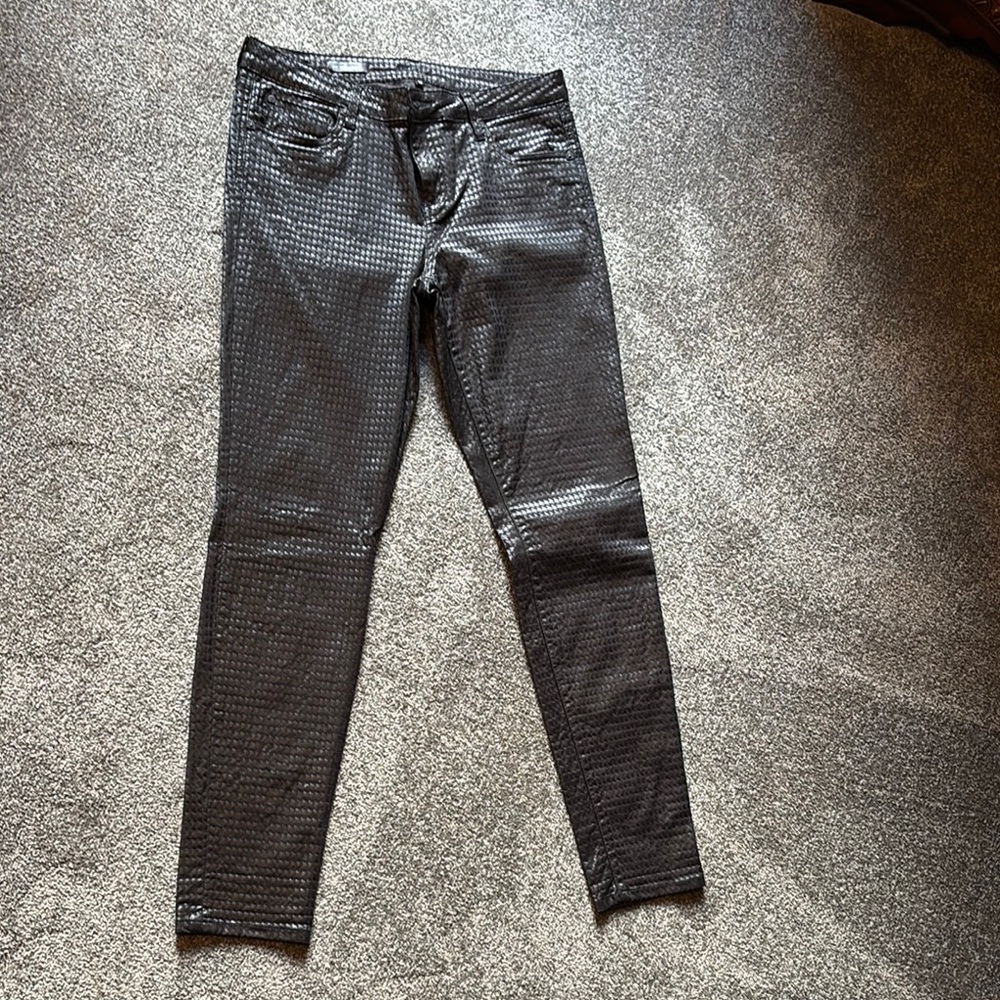 Black Checkered Pants